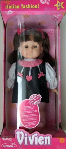 Idena Dimian DV1900 - Puppe Vivien 42 cm 4-fach sortiert