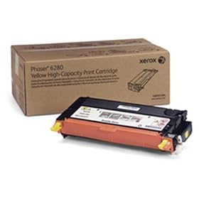 Xerox High Capacity Yellow Toner Cartridge for Phaser 6280 - 6000 Pages