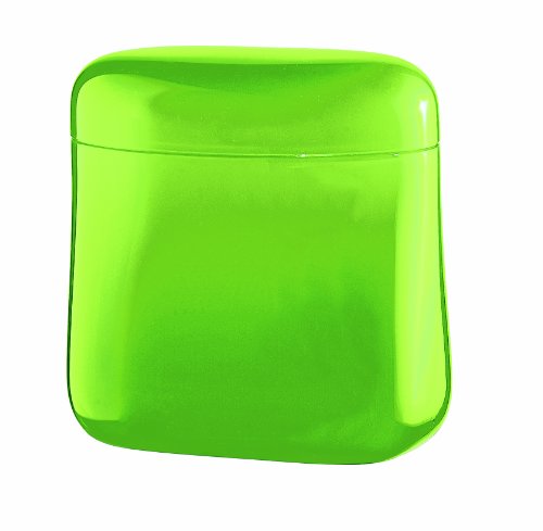 Guzzini Latina 5-1/2-Inch by 3-Inch by 5.7-Inch Coffee Jar, Green