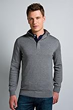 1/2 Zip Pima Cotton Jersey Sweater