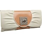 SONDRA ROBERTS NEW YORK Capri 2-Tone Clutch