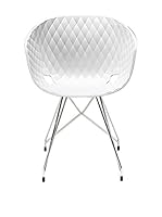 Metalmobil Silla Unika-596 Blanco/cromo