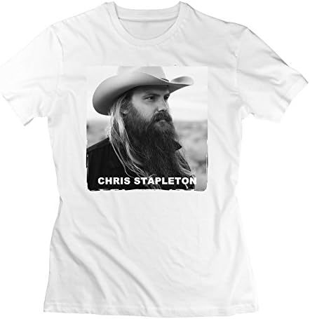 Shichuang Women's 2015 CMA Winner Of Male Vocalist Chris Stapleton T-shirt XS White