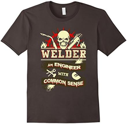 Men's Welder - An Engineer With Common Sense Large Asphalt