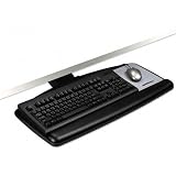 3M Adjustable Keyboard Tray AKT70LE, 21.75 inchTrack Lever Adjust Arm