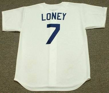 JAMES LONEY Los Angeles Dodgers Majestic Home Baseball Jersey, 2XL