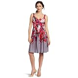 Evan Picone Women's Printed Voile Dress