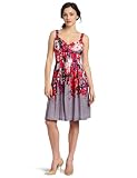 Evan Picone Womens Printed Voile Dress