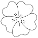 Quilting Creations Flower Quilt Stencil, 5