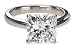 Platinum Radiant Cut Diamond Ring (GIA Certified 4.01 ct center, 4.05 cttw, I Color, VS2 Clarity), Size 6