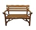Kn�ppelholz Gartenbank MOSEL 2-sitzer, Eiche