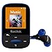 SanDisk Clip Sport 8GB MP3 Player, Blue With LCD Screen and MicroSDHC Card Slot (Renewed)