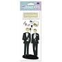 Jolees A Touch Of Jolees I Do Wedding Dimensional Stickers, The Groomsmen