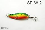 New Akuna 2.45" Hammered Spoon Fishing Lure for Bass Salmon Trout Muskie