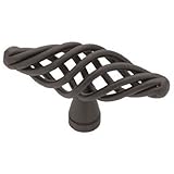 Brainerd P0528AV-FB-C7 64mm Large Birdcage Oval Cabinet Hardware Knob by Brainerd