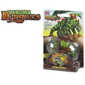 Mega Bloks Plasma Dragons Gorgonaw Forest Predator Dragon with Egg by Plasma Dragons