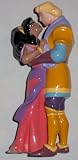 Walt Disney Hunchback from Notre Dame Esmeralda and Captain Phoebus Ceramic Figurine