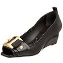 BCBGMAXAZRIA Women's Faina Peep Toe Flat