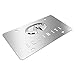 iPick Image for Infiniti Dual 3D Heavy Metal Chrome Logo on Chrome Stainless Steel License Plate for Decorative