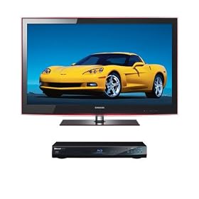 Samsung UN46B6000 Luxia Series 46-inch LCD 1080p HDTV (120Hz) w LED Technology & Sherwood BDP-5003 1.1 Profile Blu-Ray Disc Player Bundle