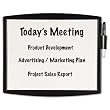 Fellowes Partition Additions Dry Erase Board, 15.375 x 13.25 Inches, White/Gray Frame (75905)