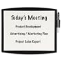 Fellowes Partition Additions Dry Erase Board, 15.375 x 13.25 Inches, White/Gray Frame (75905)