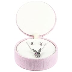 Playboy Geschenkeset Ohrstecker und Halskette Messing PX0090