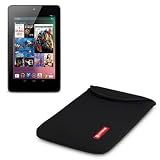 Asus Google Nexus 7 Neoprene Pouch / Case / Cover / Skin By Shocksock - Blackby SHOCKSOCK