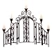 Wrought Iron Fence 5 Candleholder