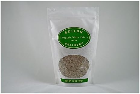 EDISON GRAINERY | Chia Seeds-White (Organic) 16 Oz [1 PACK]