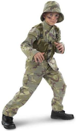 Time AD Inc. 156298 Delta Force Army Ranger Child Costume - Brown-Green - Small - 4-6 by Time AD