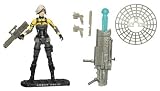 GI Joe Movie Series "The Rise of Cobra" 4 Inch Tall Action Figure - Covert Operations AGENT HELIX with Rifle, 2 Pistols, Net, Machete, Missile Launcher with Blue Missile and Display Stand