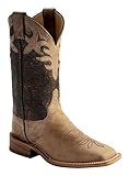 Justin Boots Women's U.S.A. Bent Rail Collection 11" Boot Wide Square Double Stitch Toe Leather Outsole,Antique Beige Cowhide/Cobre Metallic,6.5 C US