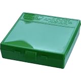 MTM 100 Round Flip-Top Ammo Box 40/45/10MM Cal (Green)