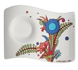Villeroy & Boch New Wave Caffe Acapulco 6-1/2-Inch by 5-Inch Small Party Plate, Set of 6