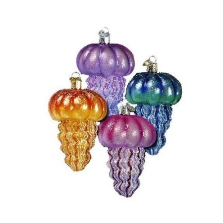 Old World Christmas Jellyfish Ornament Assortment – Colors May Vary, 1 Piece Old World Christmas Jellyfish Ornament Assortment – Colors May Vary, 1 Piece