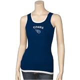 Reebok Tennessee Titans Ladies Navy Blue Impact Tank Top