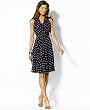 Lauren by Ralph Lauren Shannon Silk Ruffle-Trim Dress