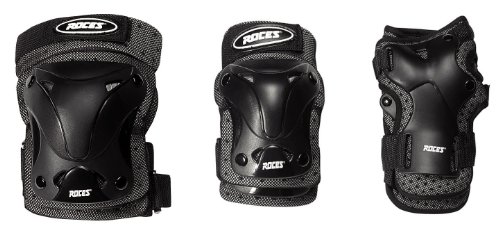 Roces 3 Pack Sch&uuml;tzer Std. Vent., schwarz, L, 301332 Preisvergleich