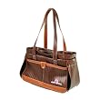 Pack 'n Paws Basket Weave Leatherette 17-inch Pet Carrier