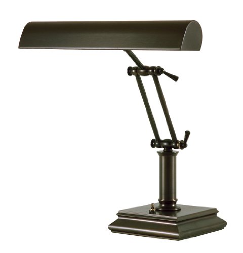 House of Troy P14-201-81 14-Inch Portable Desk/Piano Lamp, Mahogany Bronze
