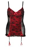 Torrid Plus Size Red And Black Lace Chemise