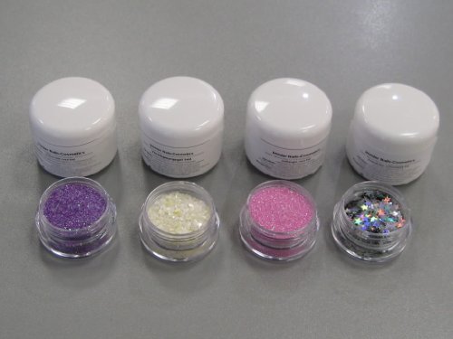 60ml UV-Gelset 1-Phasen/Aufbau klar/Aufbau rosa/Versiegler + 4x Nailart Preisvergleich
