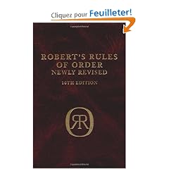 Robert's Rules of Order
