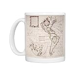 A new and correct sea chart of the whole world showing the variations of the Photo Mugs
