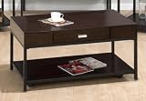 Jofran Earvin Espresso Rectangle Cocktail Table