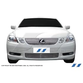 2006-2007 Lexus GS 300 / 430 GS300 GS430 (Bottom Grill) :: 304 Stainless Steel Chrome Plated Billet Grill Grille