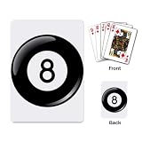 Playing Cards Deck of 8 Ball (Billiards, Pool Table Balls, Magic 8 Ball, Snooker, 9 Ball)