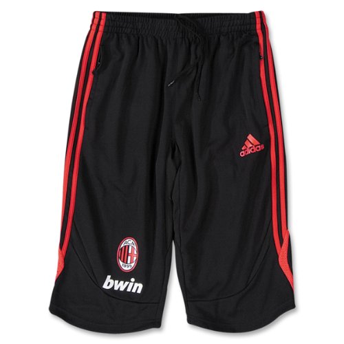 AC Milan 3/4 Training Pants (Blk/Red)