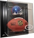 San Francisco 49ers Mini Helmet and Football "Case-Up" Display, Black